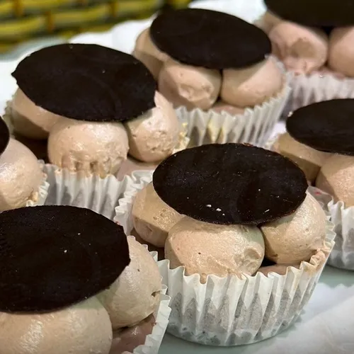 Шоколадный мини чизкейк